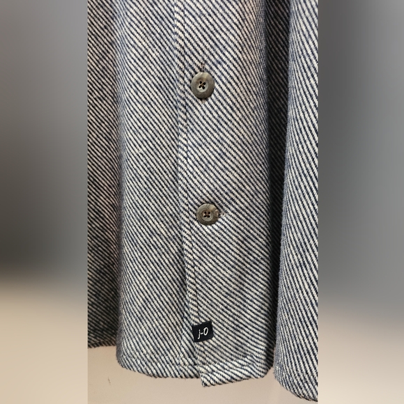 Johnnie O Carl Stretch Flannel Lodge Shirt Men's Size Medium - Picture 12 of 13